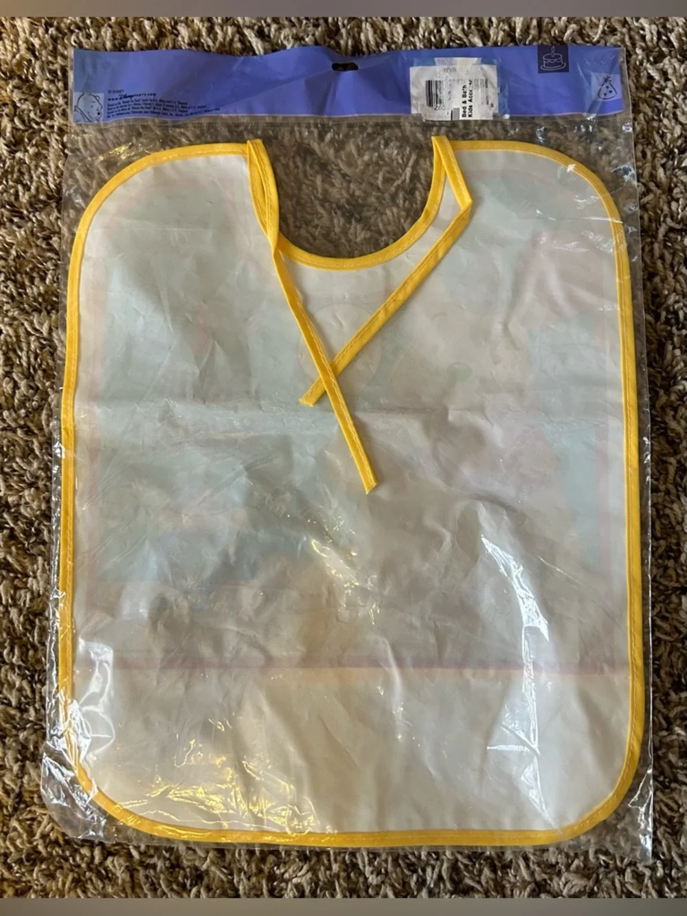 Winnie the Pooh Disney 1st Birthday 1 Year Disposable Bib Hallmark